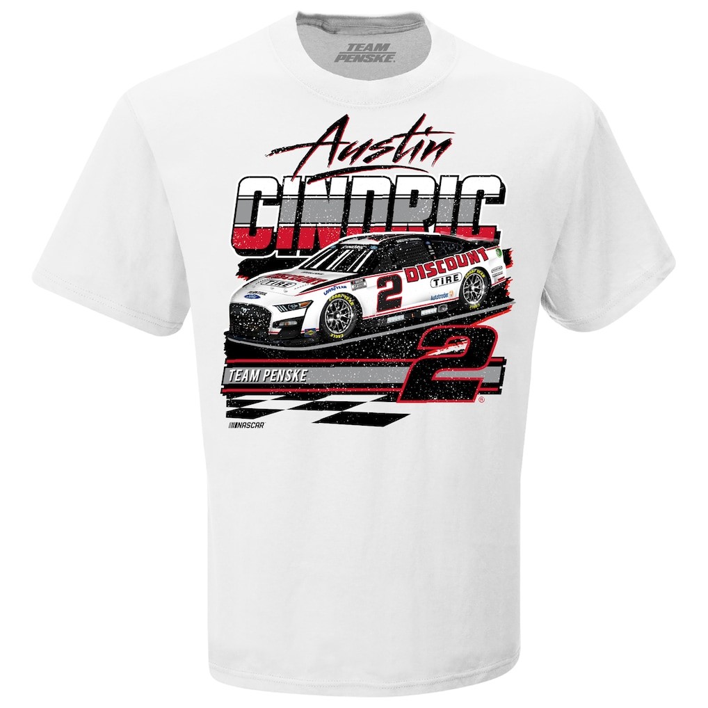 Austin Cindric #2 NASCAR Shirt Discount Tire Team Penske Racing Tee