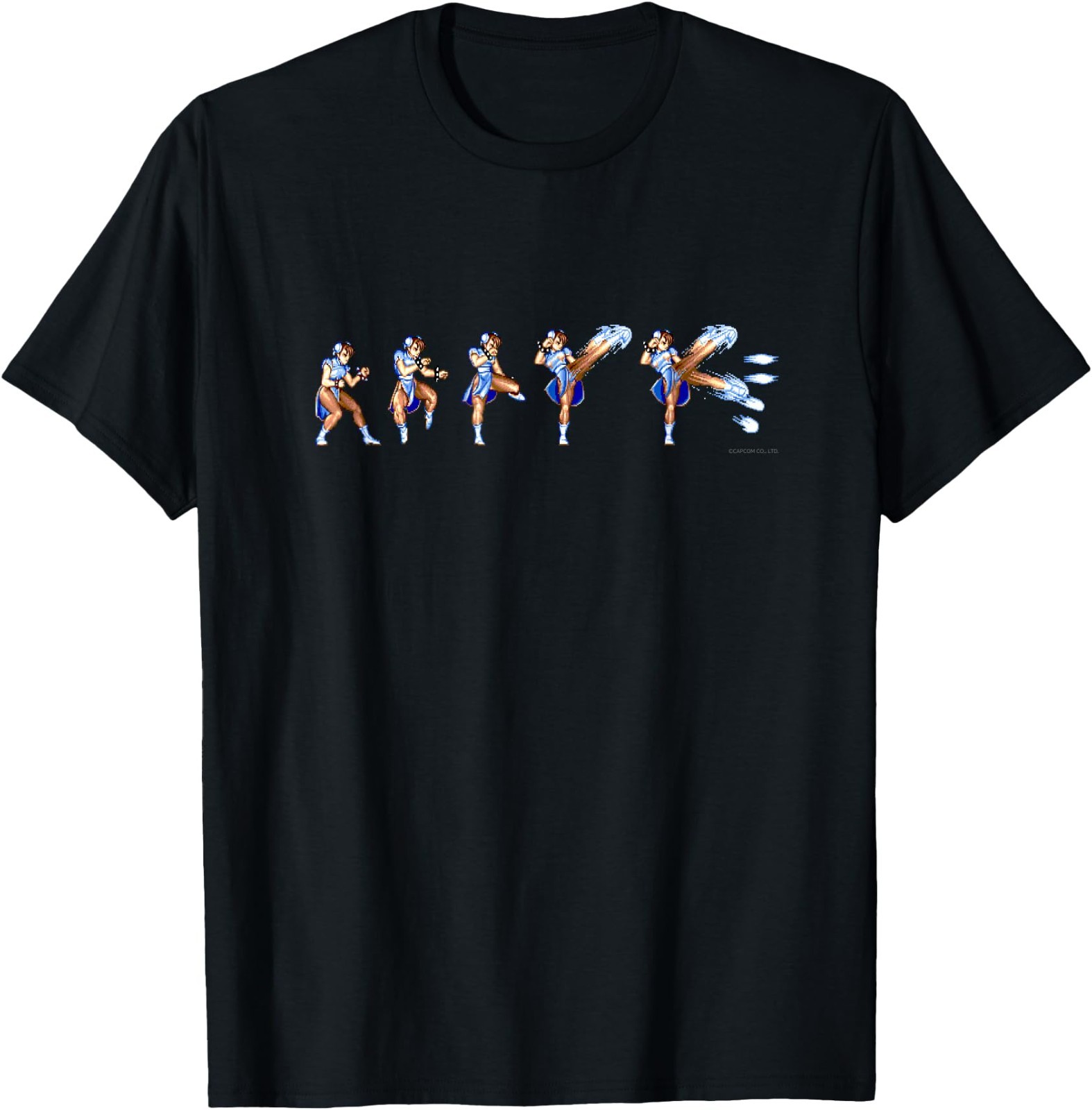 Street Fighter II Chun-LI (HYAKURETSUKYAKU) T-Shirt