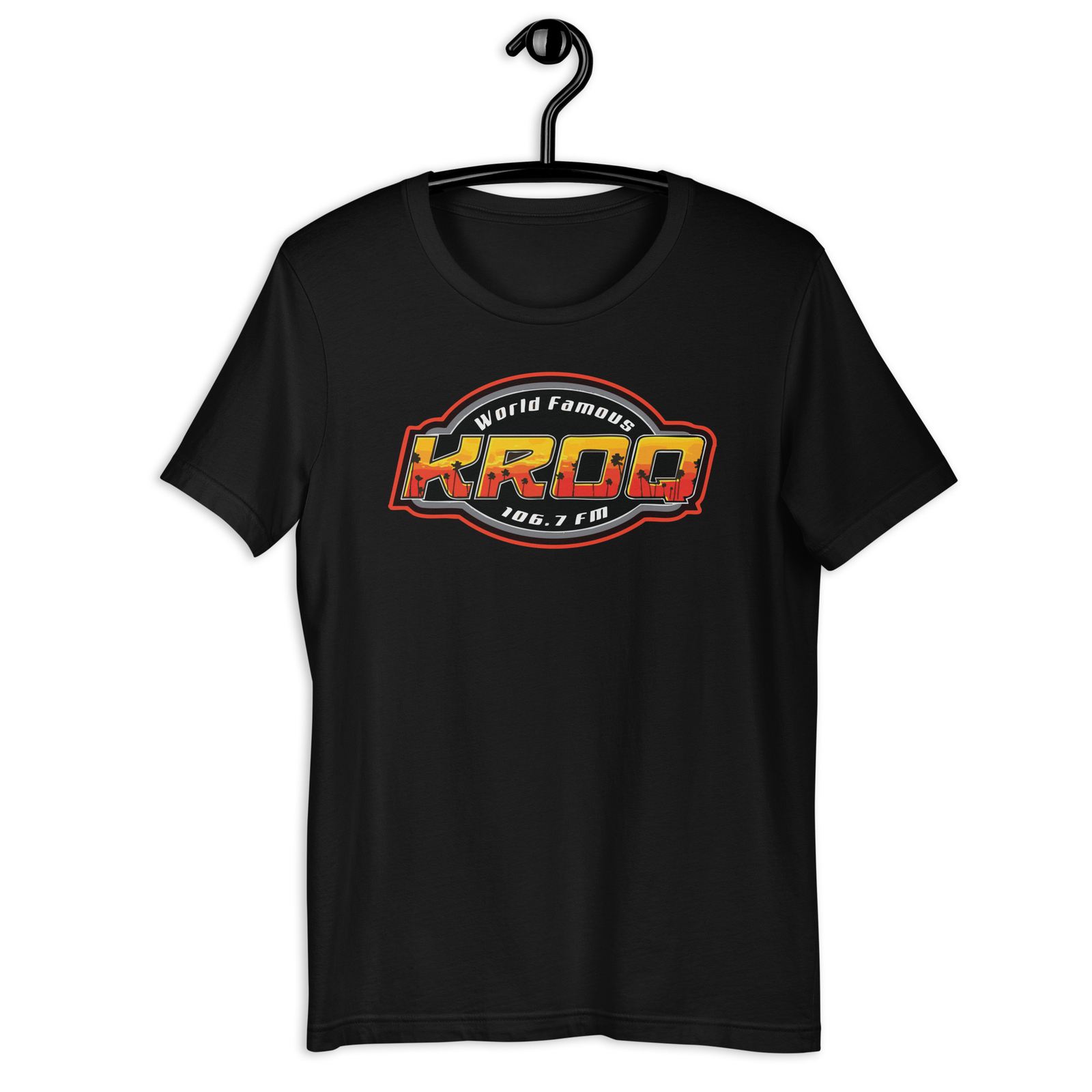 KROQ LOGO T-SHIRT FUNNY AMERICAN Tee S M L XL 2XL 3XL 4XL 5XL