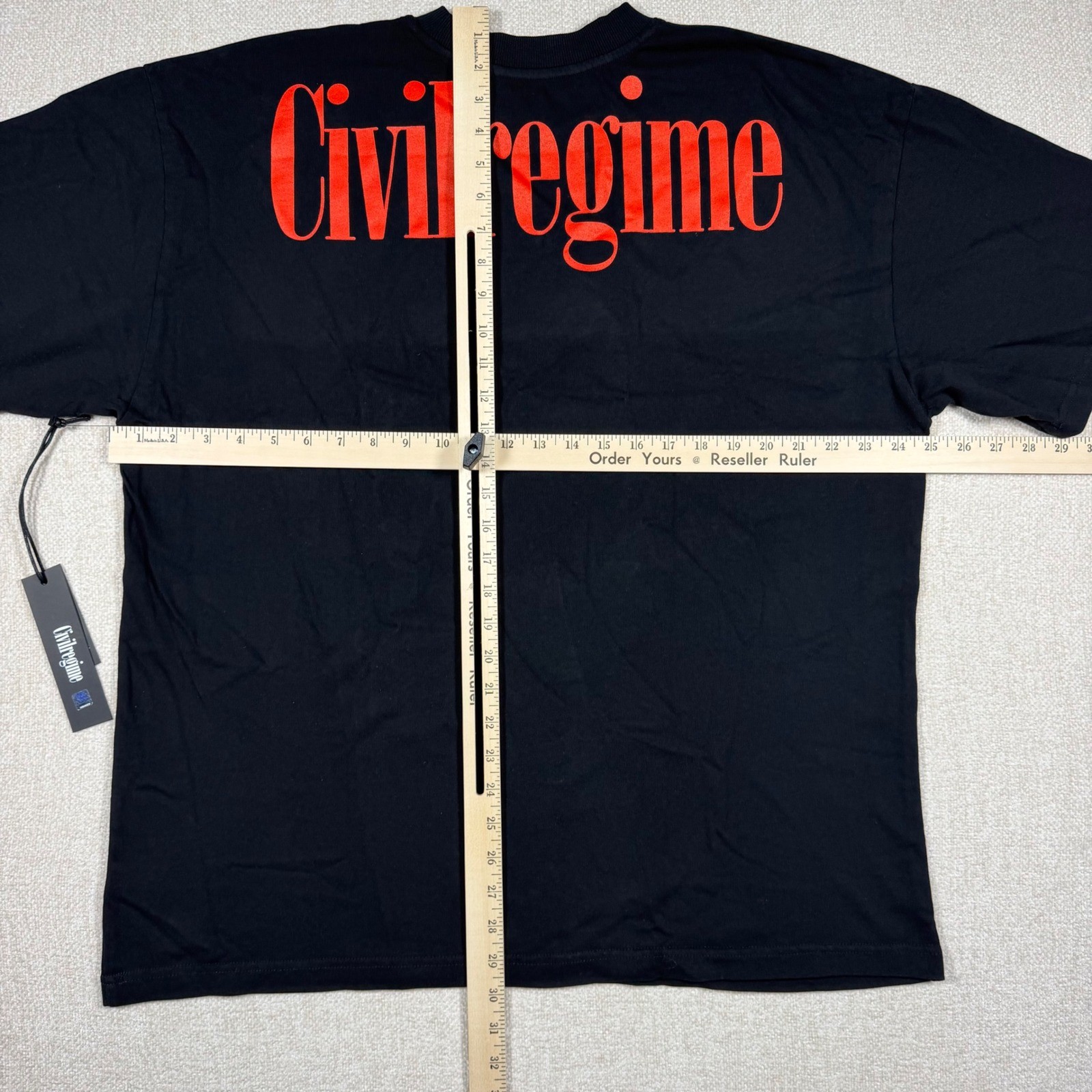 Civil Regime x WWE Stone Cold Steve Austin F**k Fear Oversized Tee Black Large