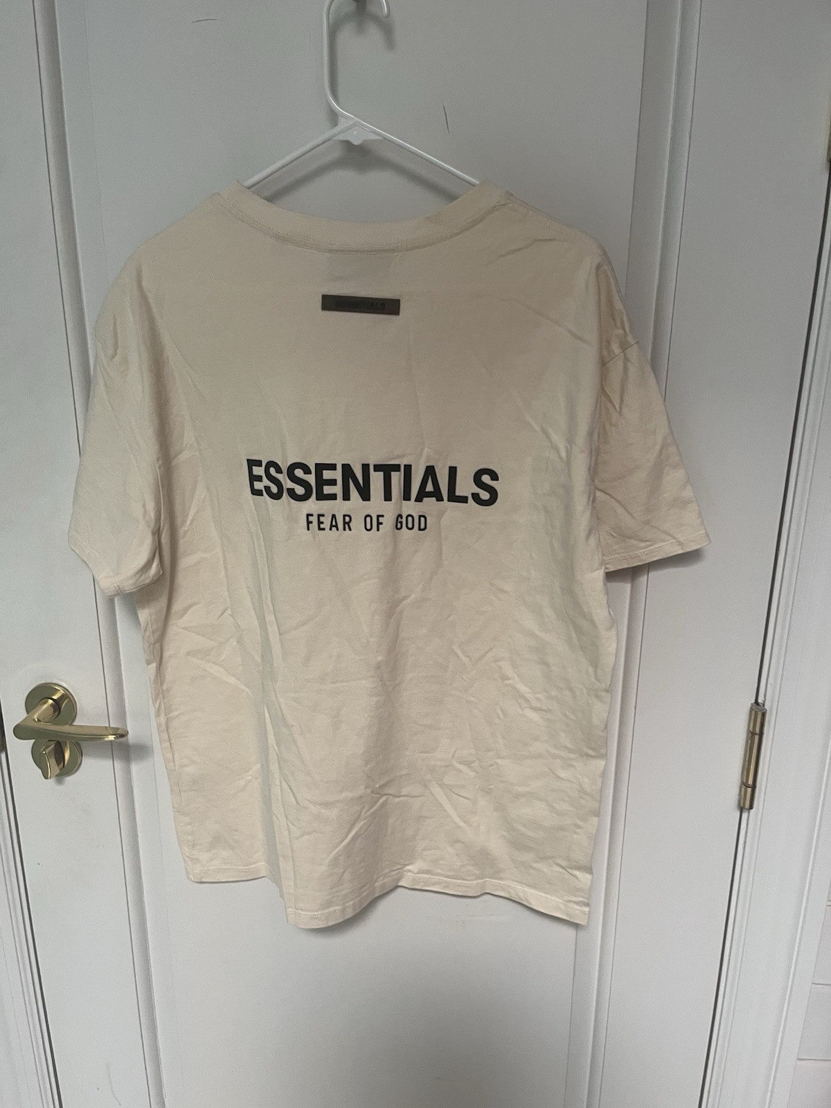 Essentials Men’s Cream T-shirt
