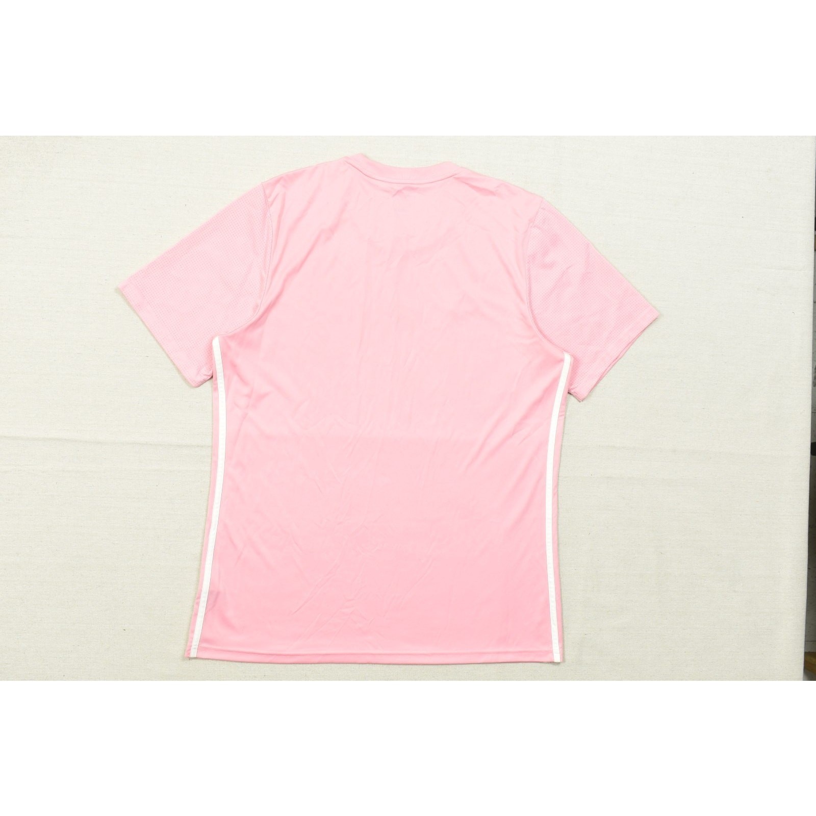 Adidas XL Slim Fit Pink Short Sleeve Training Jersey Tee Shirt 100% Recycled Pol