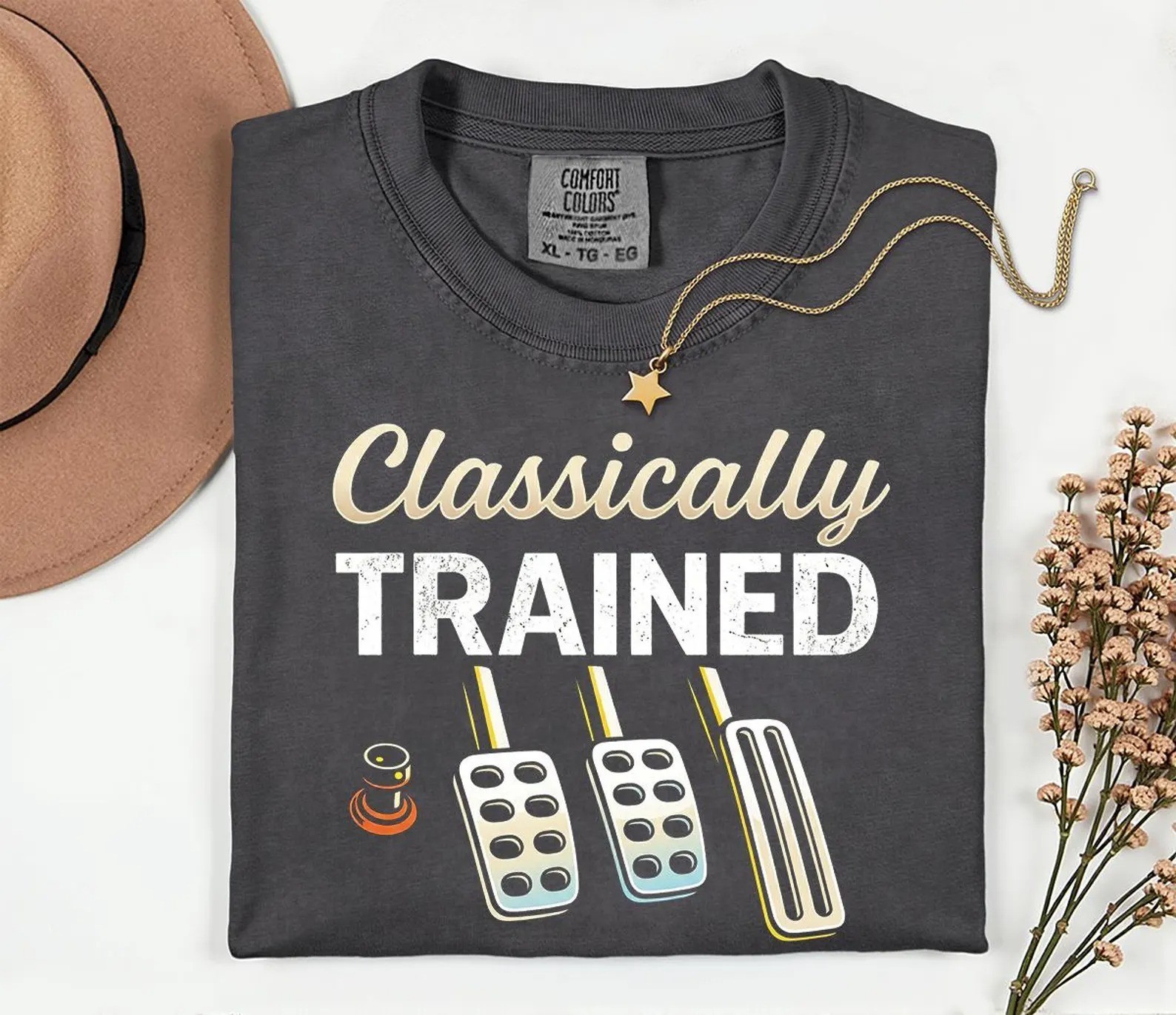 Classically Trained Shirt, Manual Transmission Tee, Car Enthusiast T-Shirt