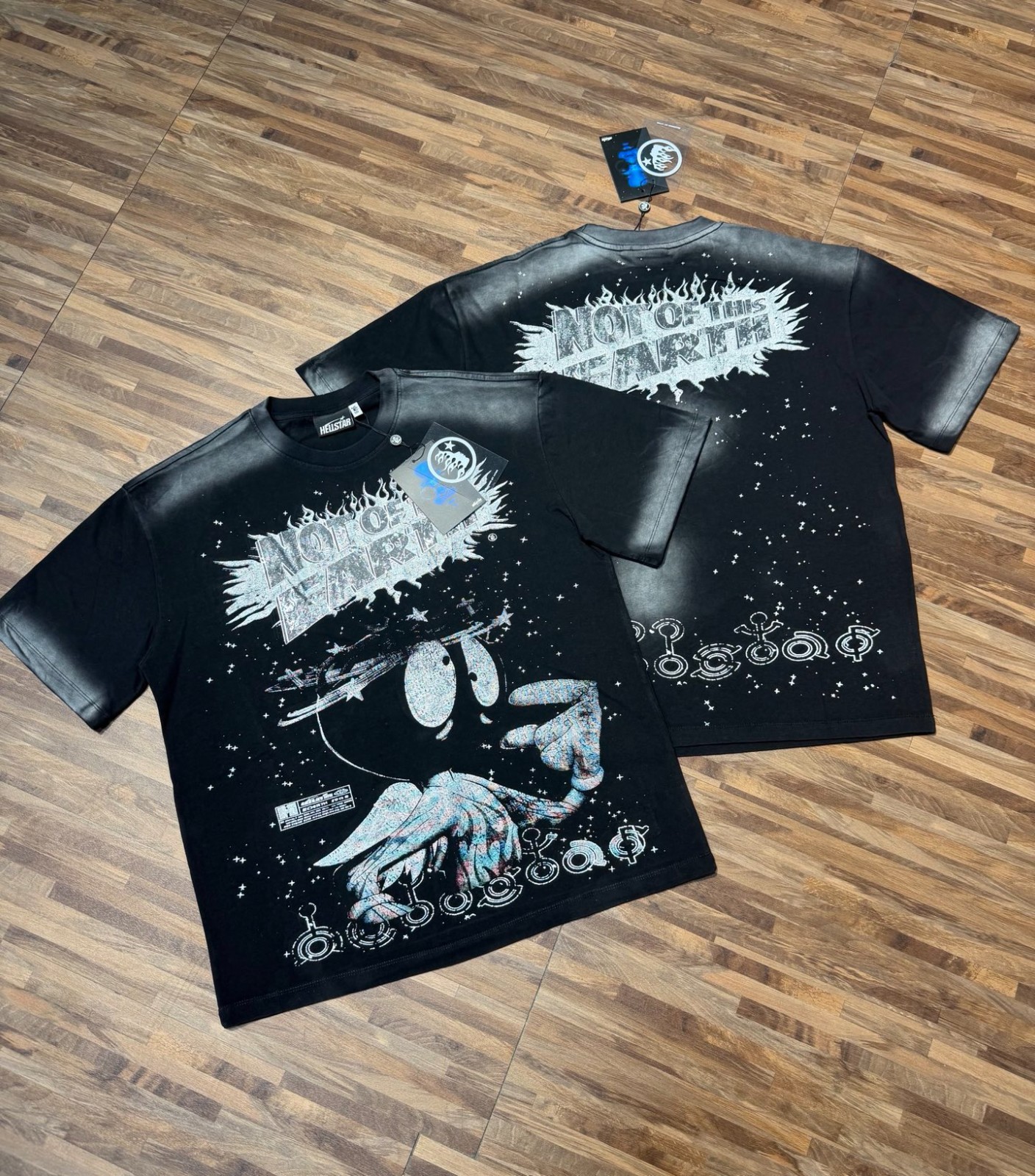 Hellstar tee shirt Men’s Black Cotton NEW S-M-L-XL