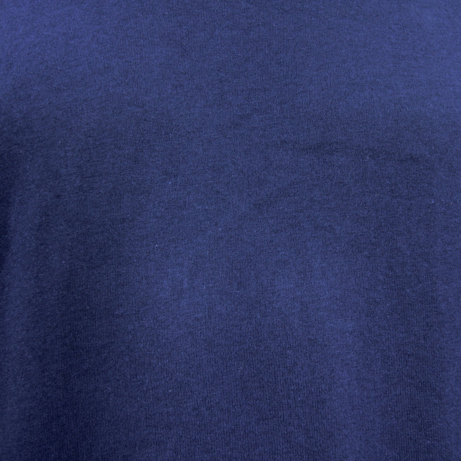 Men’s Navy Blue Club Room 100% Cotton Gray Collar Trim T-Shirt, Size XL