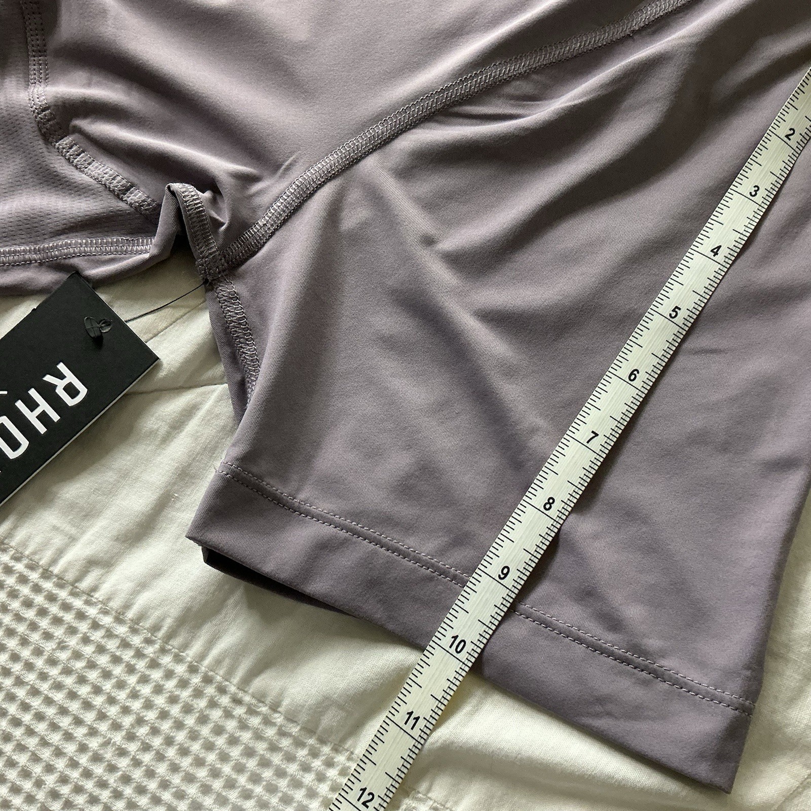 Rhône NWT Extra Mile Athletic Performance Tee M Sz M Gray Stone Gorpcore UPF 50+
