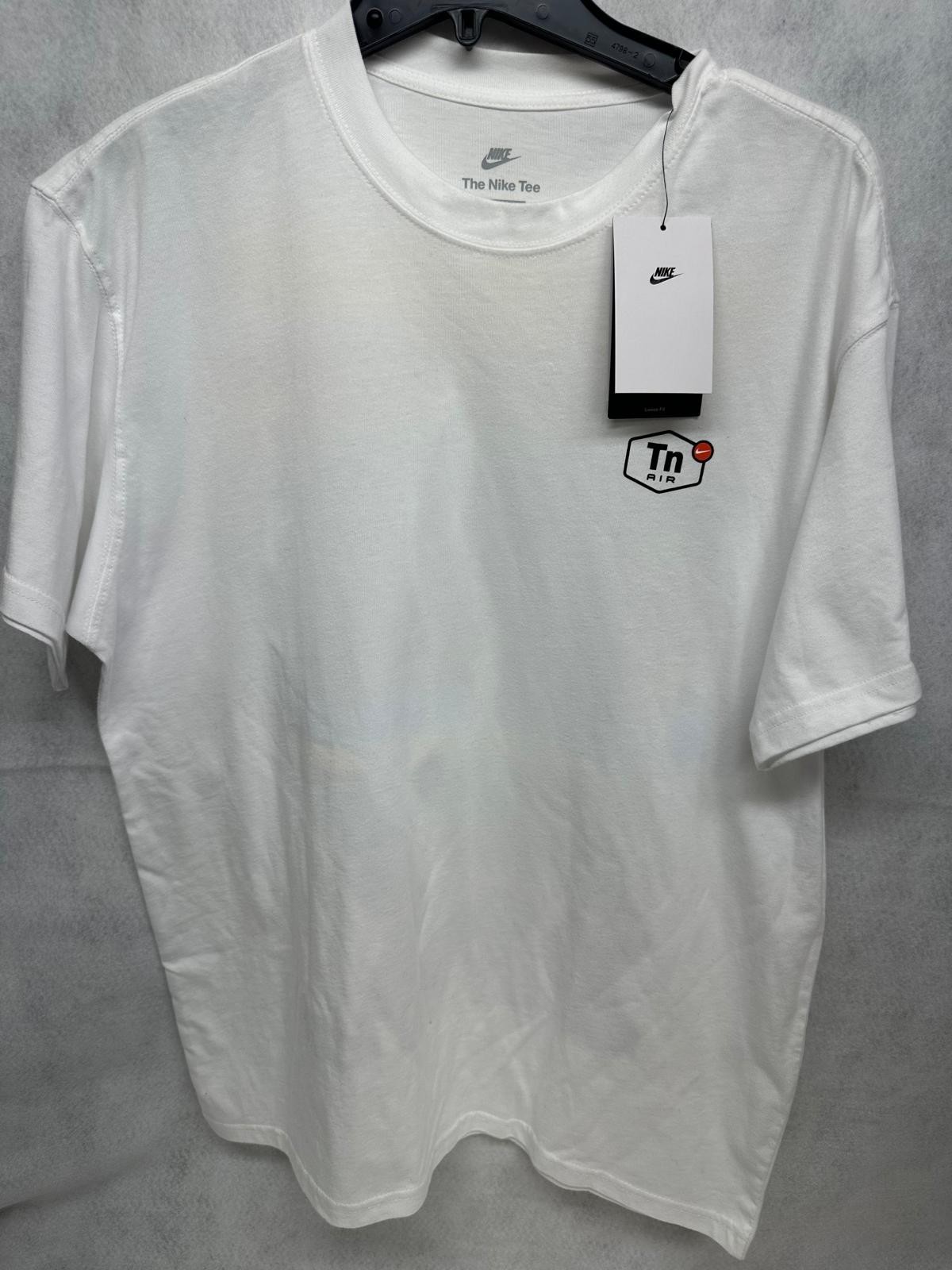 NWT Nike Sportswear Max90 Tuned In TN Air Loose Fit T-Shirt Mens Medium White