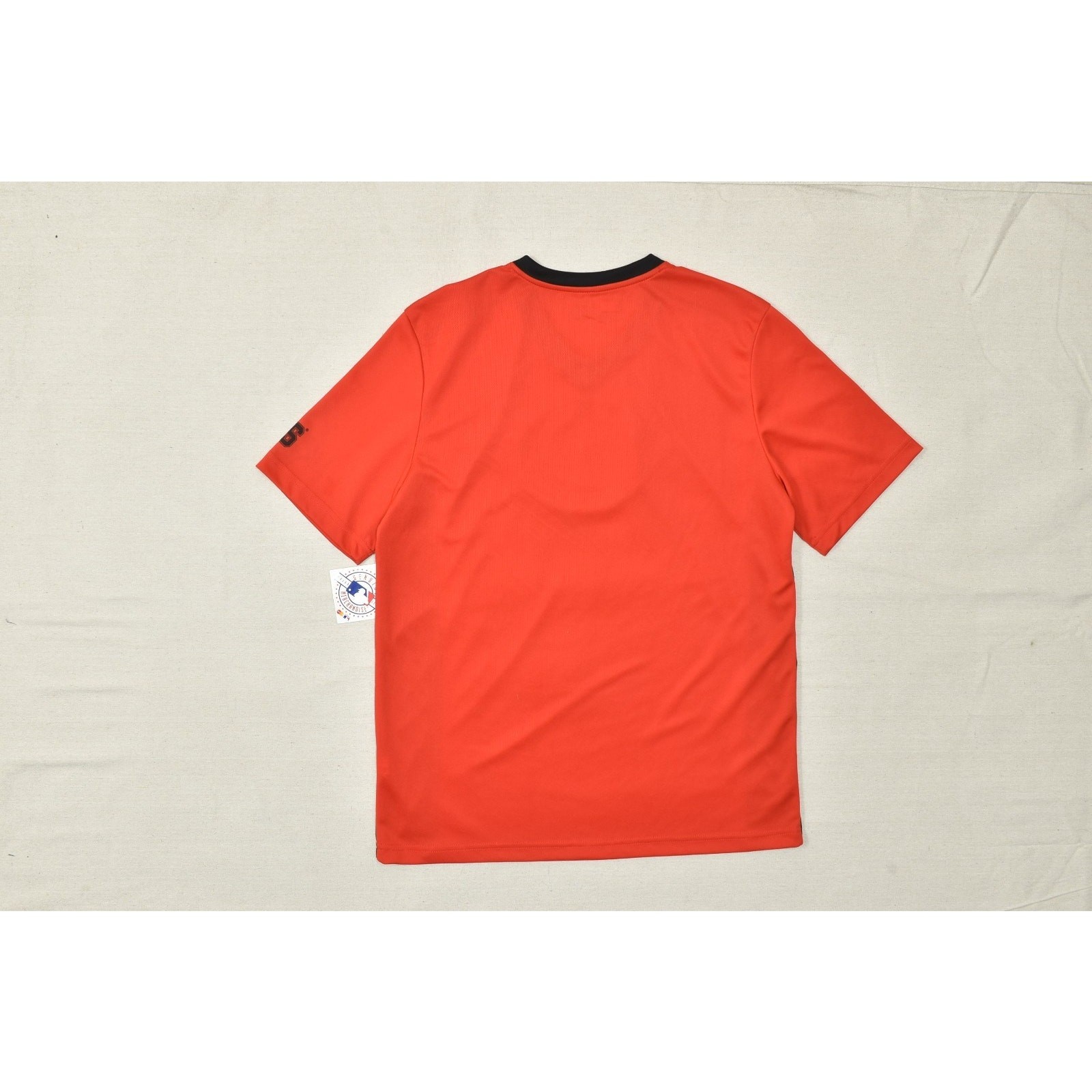 Men’s Majestic Reds TX3 Cool Orange Baseball V-Neck Jersey Regular Size L NEW