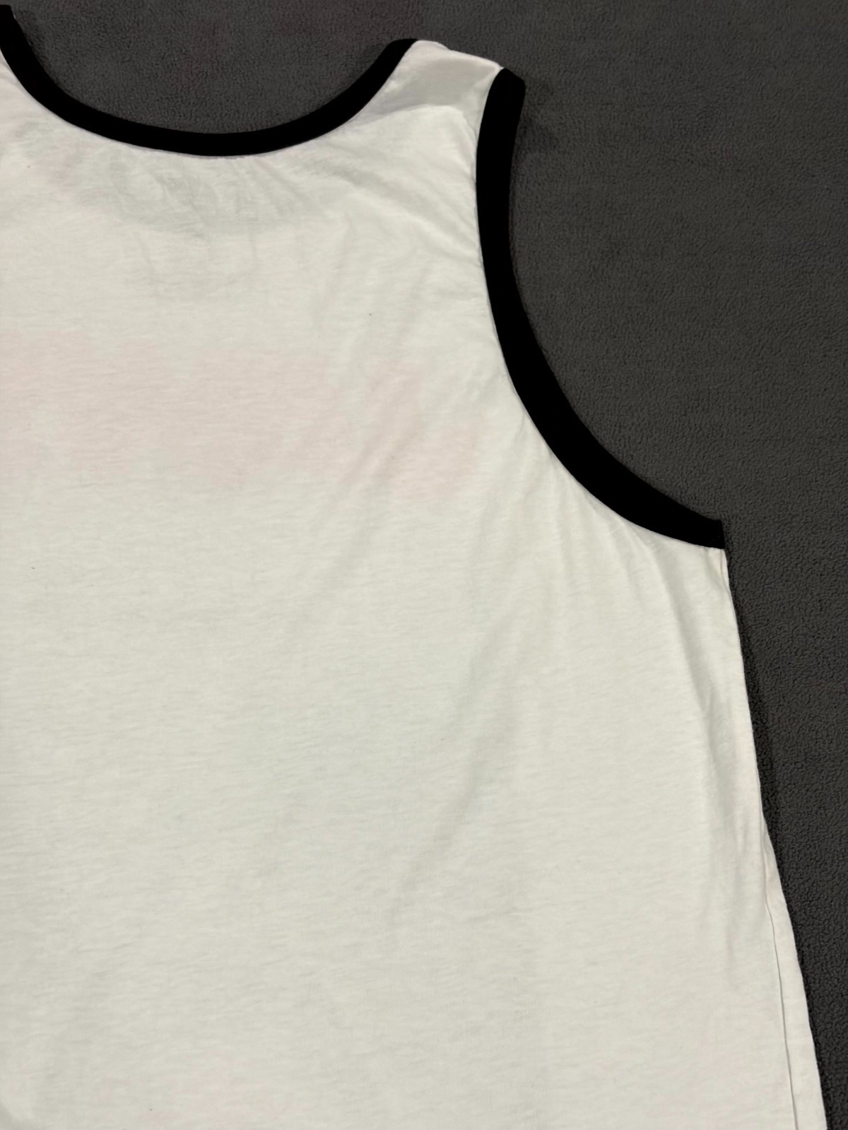 Jaws Tank Top Mens Large White Shark 1975 Swimmer Horror Adventure Film Graphic