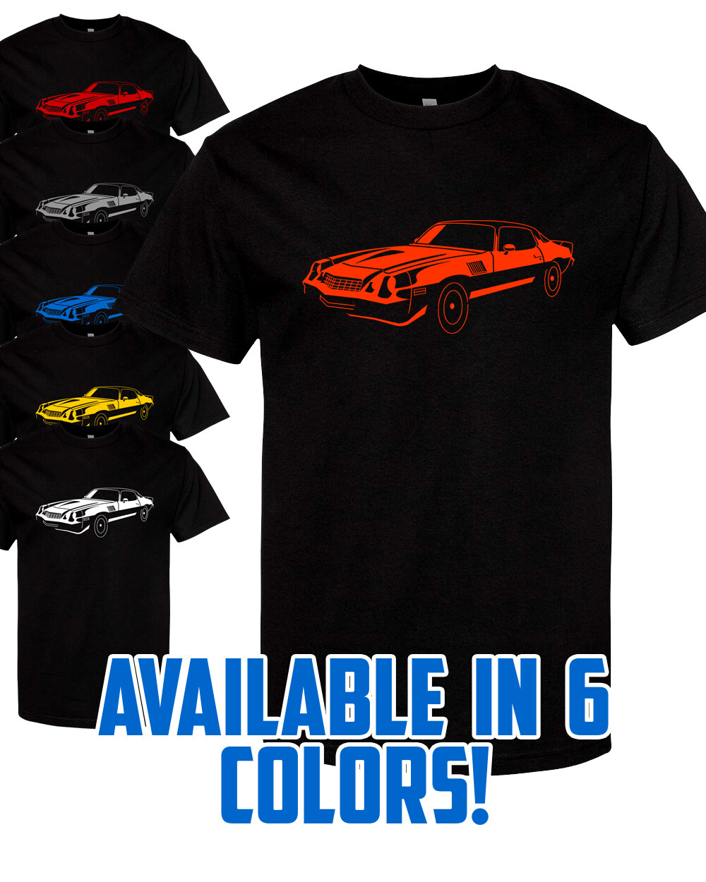 1979 CHEVY CAMARO Z28 T-Shirt Multi Colors S-XL FREE S&H! Chevrolet Muscle Car