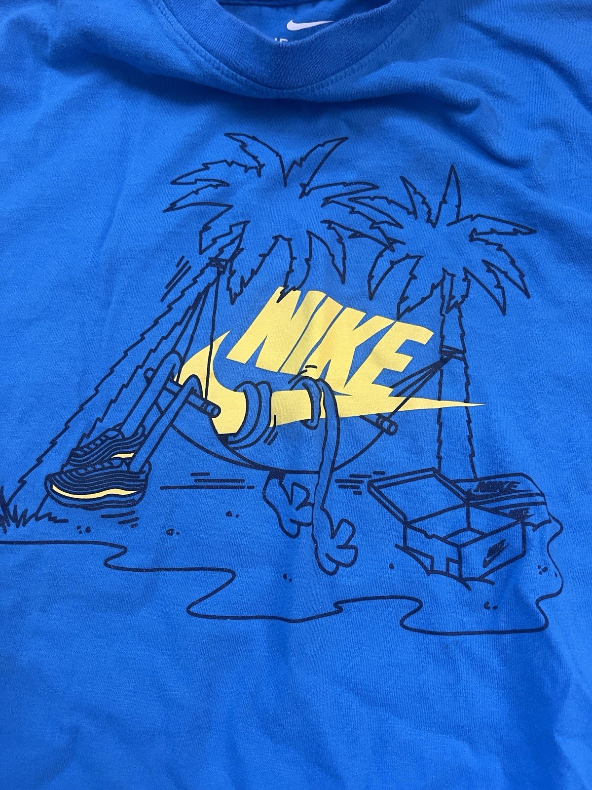Vintage Nike Air Max 97 swoosh hammock Palm Tree Hawaii Island t shirt S