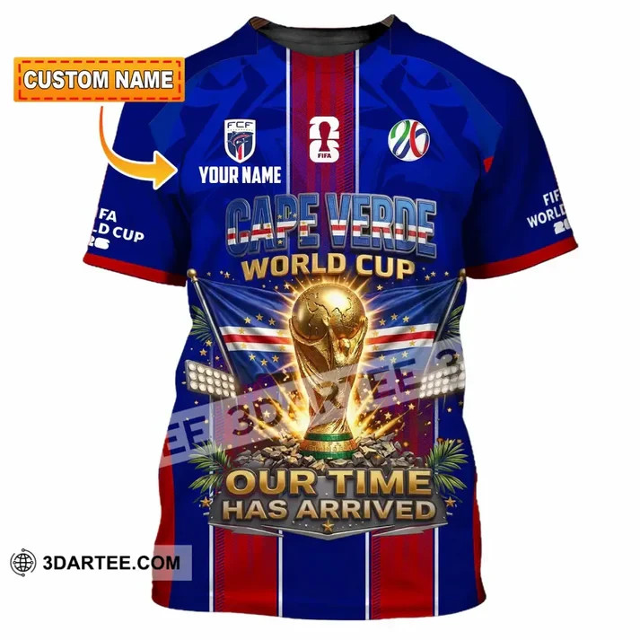 Unisex 3D Shirt – Custom Cape Verde World Cup 2026 Shirt reprint VK13809