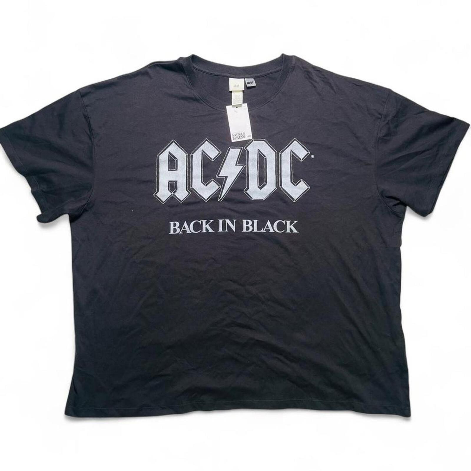 AC/DC Back in Black Band T-Shirt Size XXL