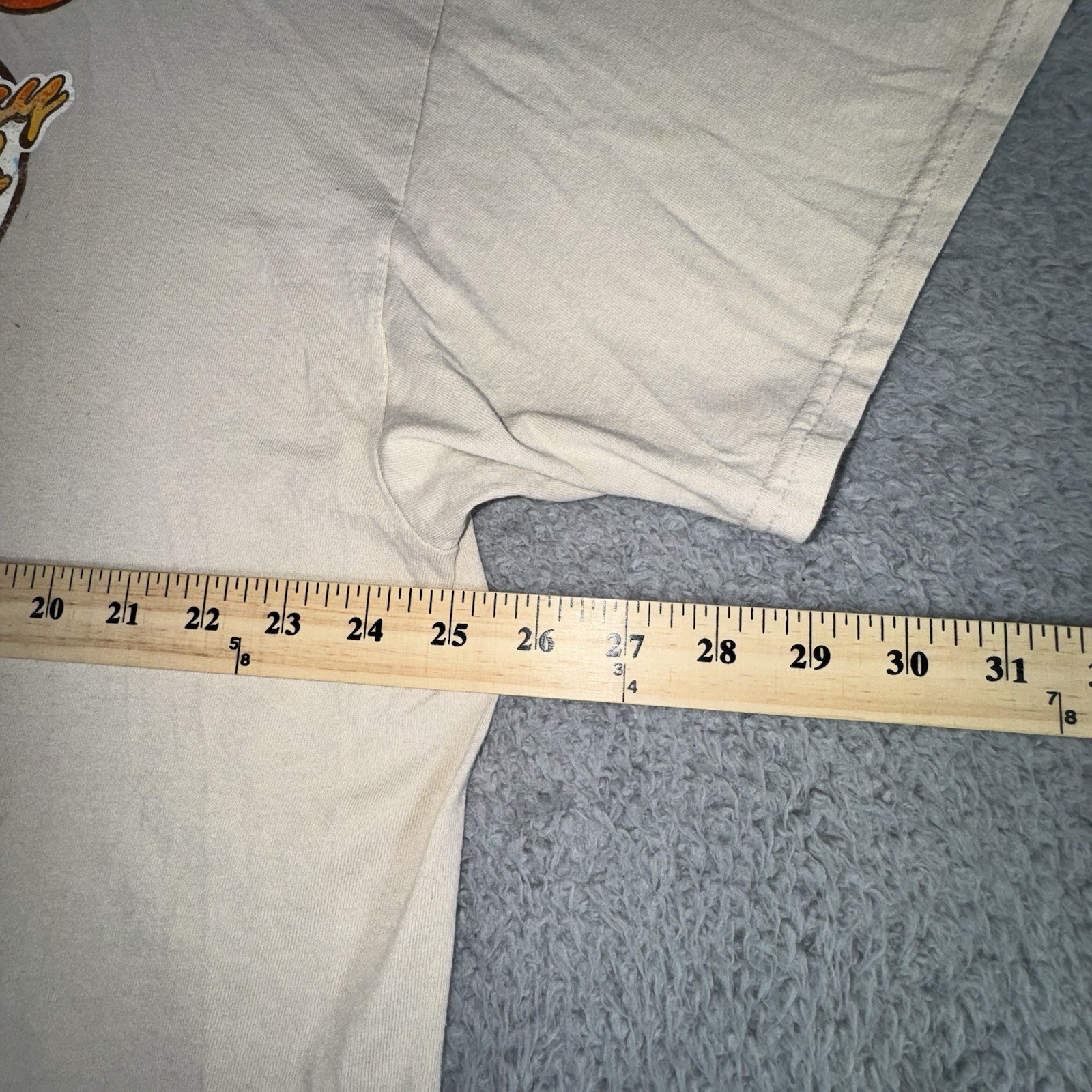 Hooters Country Club Graphic T-Shirt Mens 2XL Beige Golf Cotton Tee