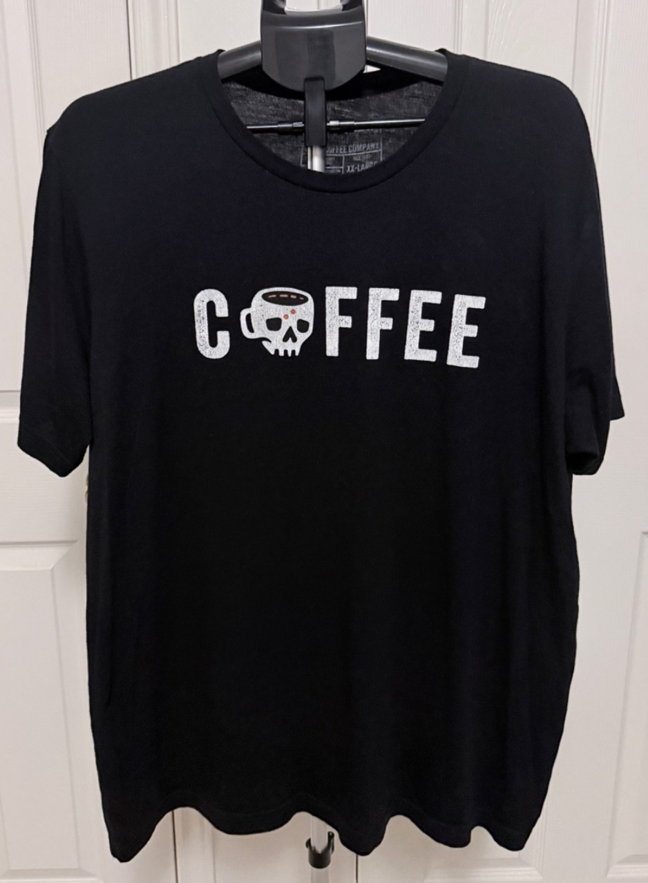 Black Rifle Coffee Company BRCC Skull Mug Coffee Cup Espresso Black T-Shirt 2XL