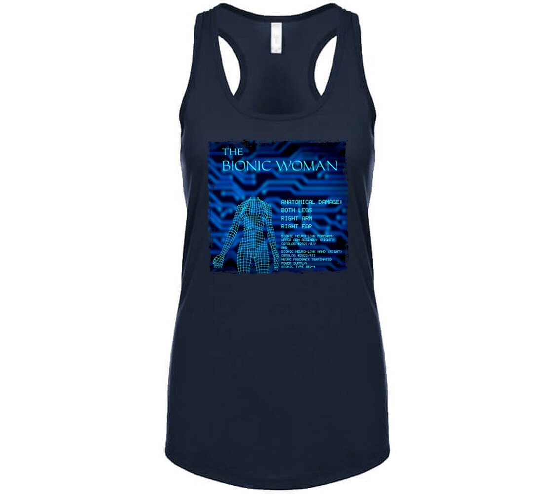 The Bionic Woman Anatomical Damage Tv Series T Shirt