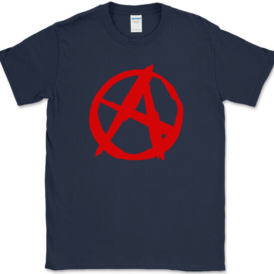 ANARCHY T-Shirt Chaos Symbol Graphic Tee