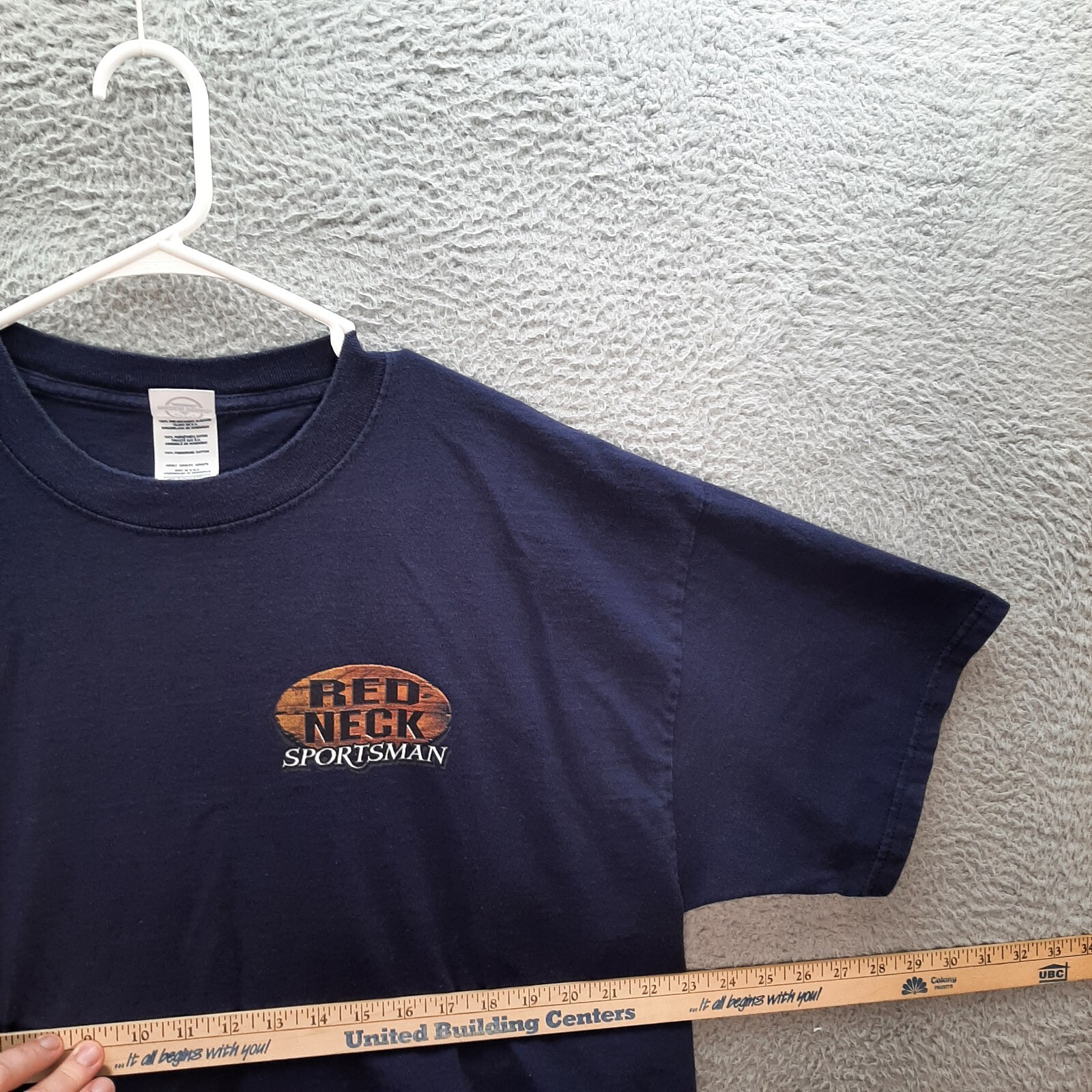 Vintage Delta Shirt Adult Extra Large Blue Redneck Sportsman Humor Outdoors Y2K