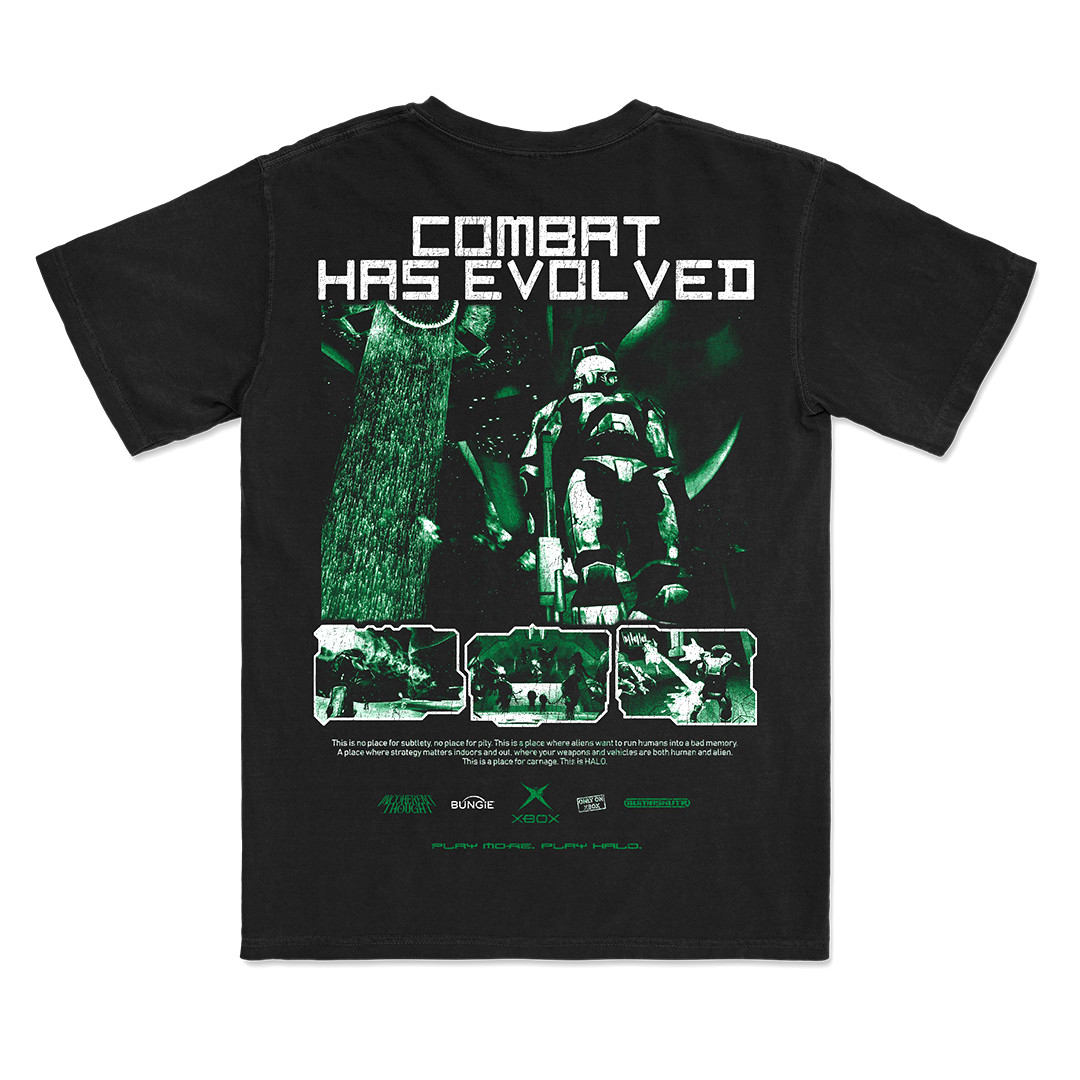 Halo Combat Evolved Xbox Bungie Game T-Shirt Graphic Tee S-5XL