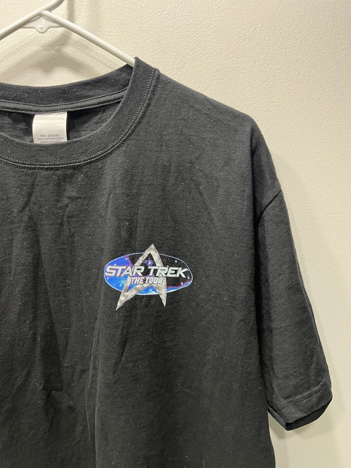 2008 Star Trek The Tour Movie Promo Tshirt Size Large ( See Pics ) Y2K