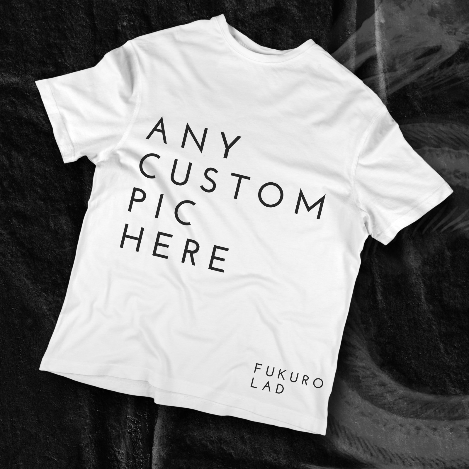 CUSTOM PRINTED TSHIRT – send in your own design/image – HIGH QUALITY PRINT