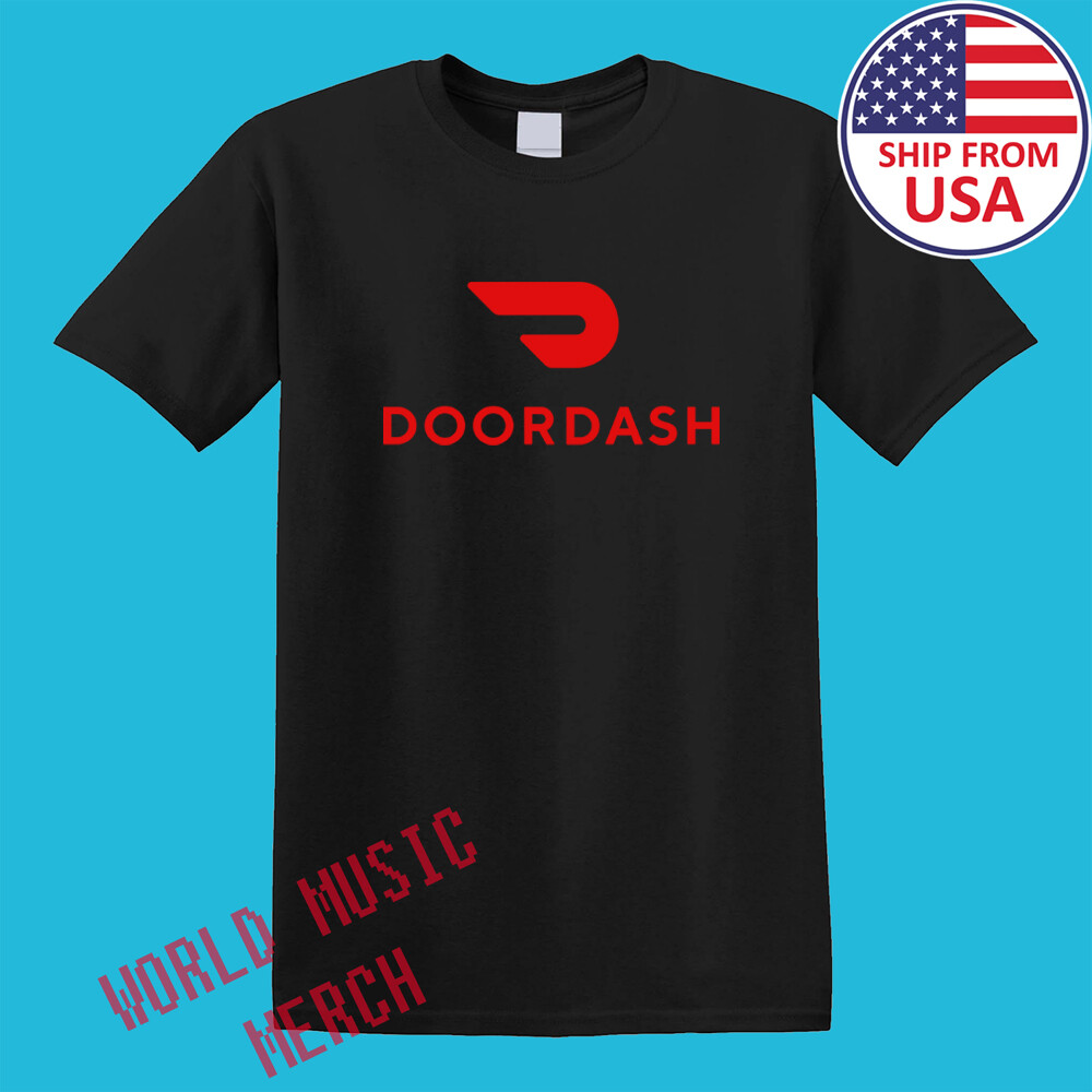 Doordash Food Delivery Men’s Black Size S-5XL