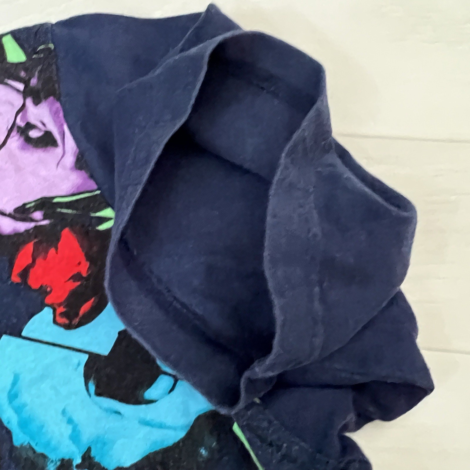 ISSEY MIYAKE T-shirt Painted Print Size 4 Good Condition