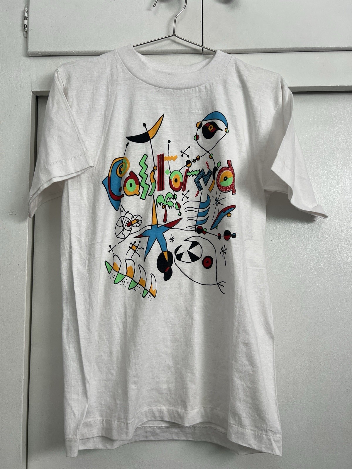 Vintage 1980s-1990s California USA Souvenir Tourist T-shirt 100% Cotton Sz Med