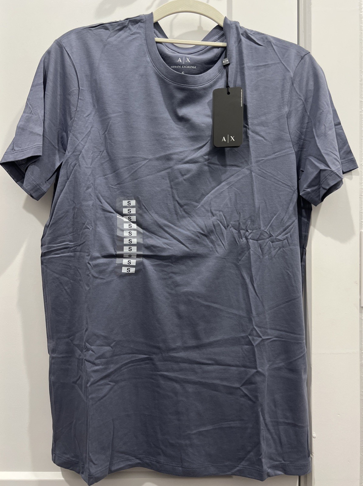 Armani Exchange Men Dusty Violet Crew Tee S