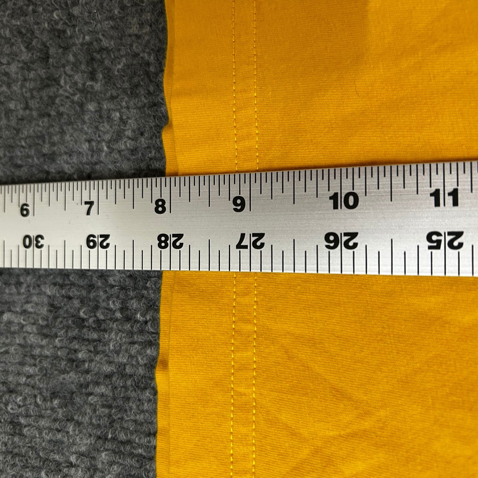 Lacoste Shirt Mens Size 7 Yellow Green Raglan Long Sleeve Cotton Sport Casual