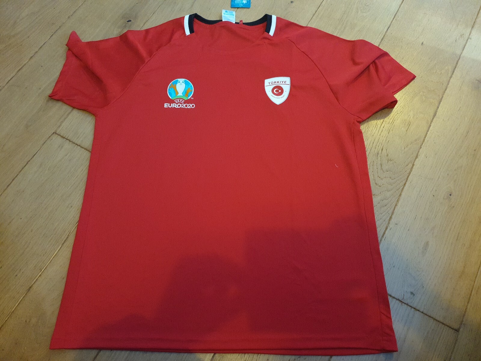euro 2020 turkey football soccer top t shirt training top new xxl 2xl turkiye