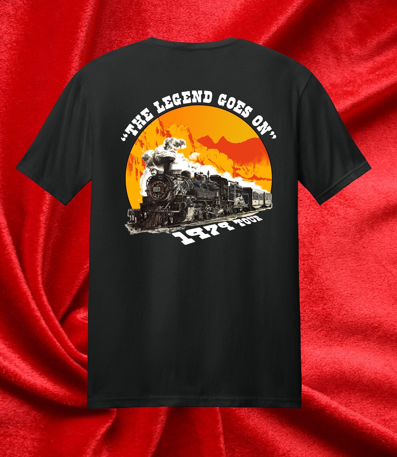 Merle Haggard Vintage Tour Jersey 1979 Double Sided T-SHIRT FREE SHIP USA