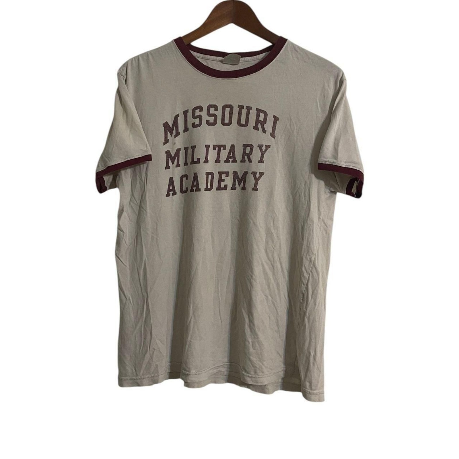 Vintage Missouri Military Academy Ringer T-Shirt Summit Sportswear Men S