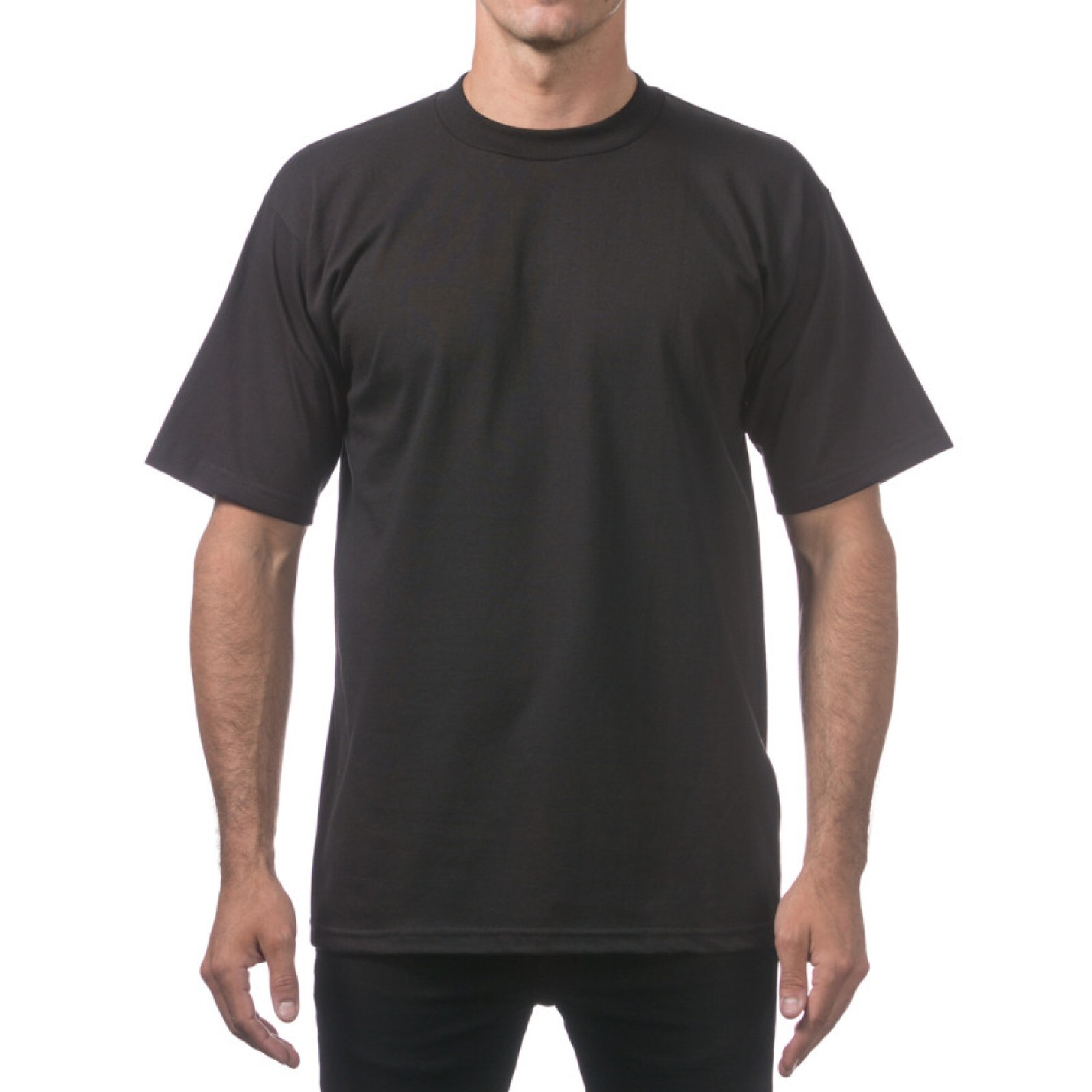 3 PACK PROCLUB MENS HEAVYWEIGHT SHORT SLEEVE T SHIRTS PRO CLUB CASUAL COTTON TEE