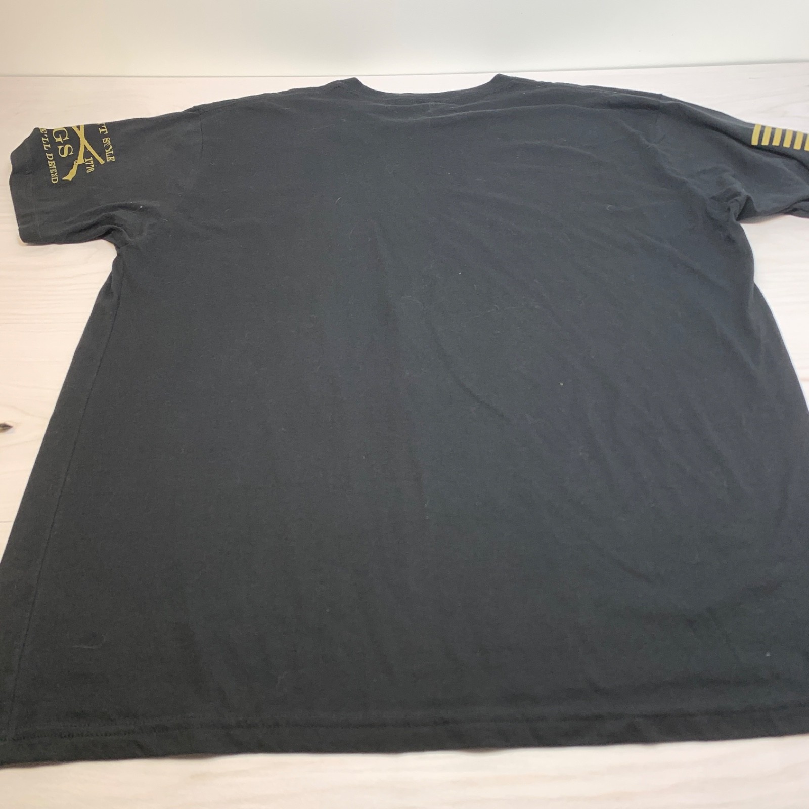 Grunt Style Shirt Mens AMERICAN FLAG Black Rad Dad Short Sleeve Casual Men 2X