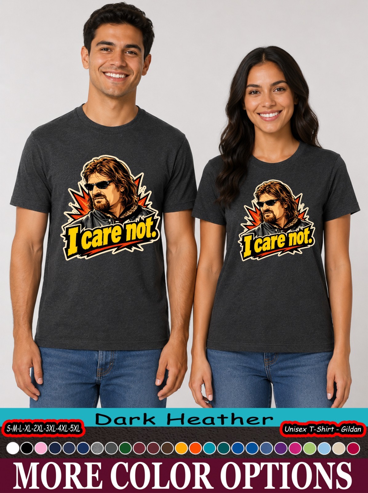 Funny I Care Not Shirt, Medieval Warrior Meme Graphic Tee