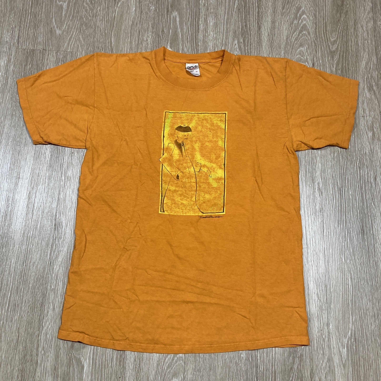 Chinese Painting Shirt L Vintage 90s 00s Y2k China Culture Traditional Tee