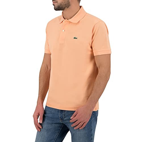 Lacoste L1212 Men’s Polo Shirt, Light Orange, XXL – Classic, Elegant, Iconic