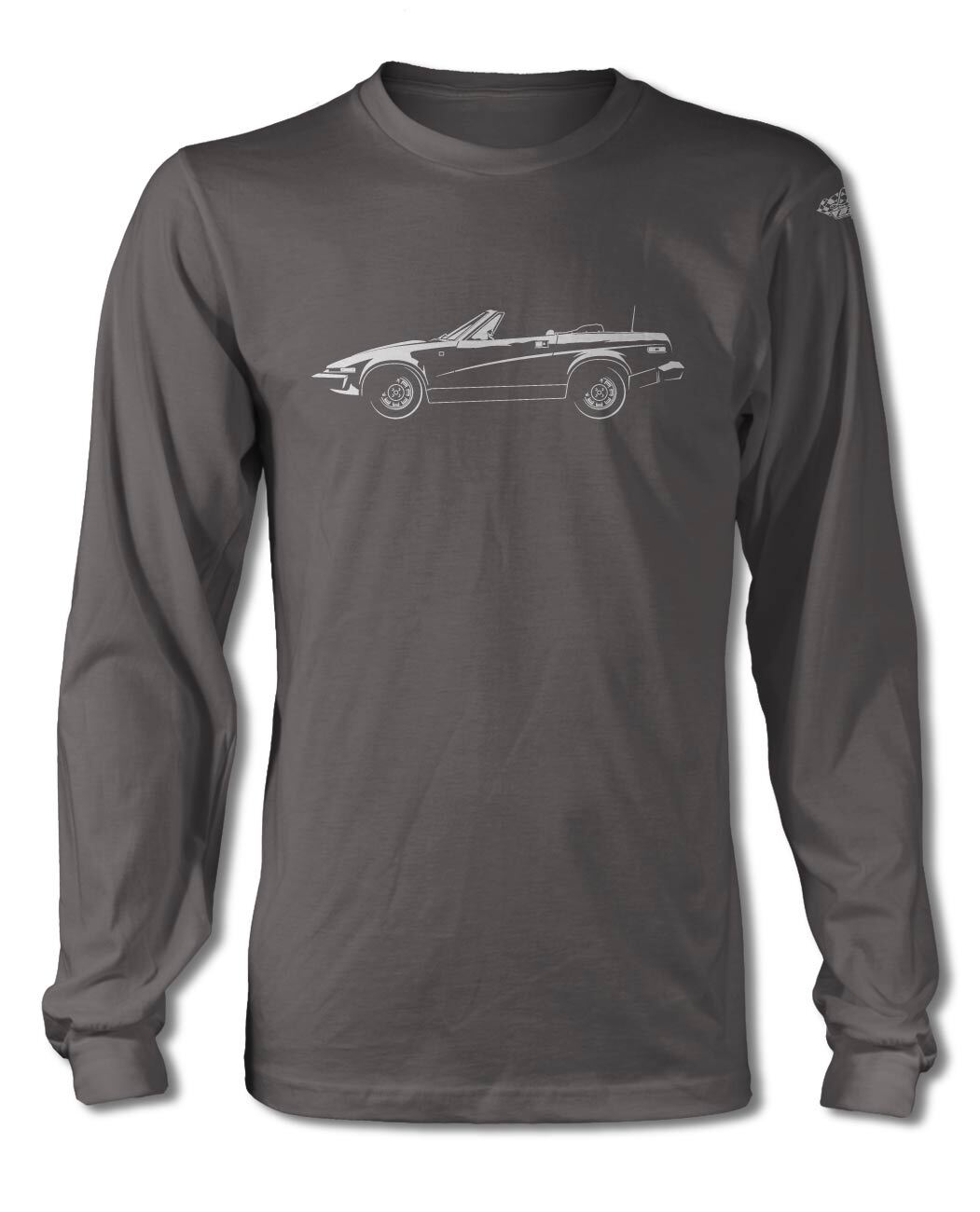 Triumph TR7 Convertible T-Shirt – Long Sleeves – Side View
