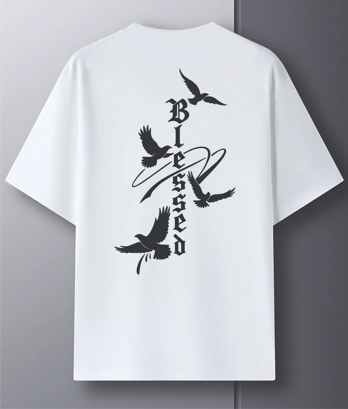 Sebashley Blessed T-shirt 100% Thick Cotton in Various Sizes High Quality SB