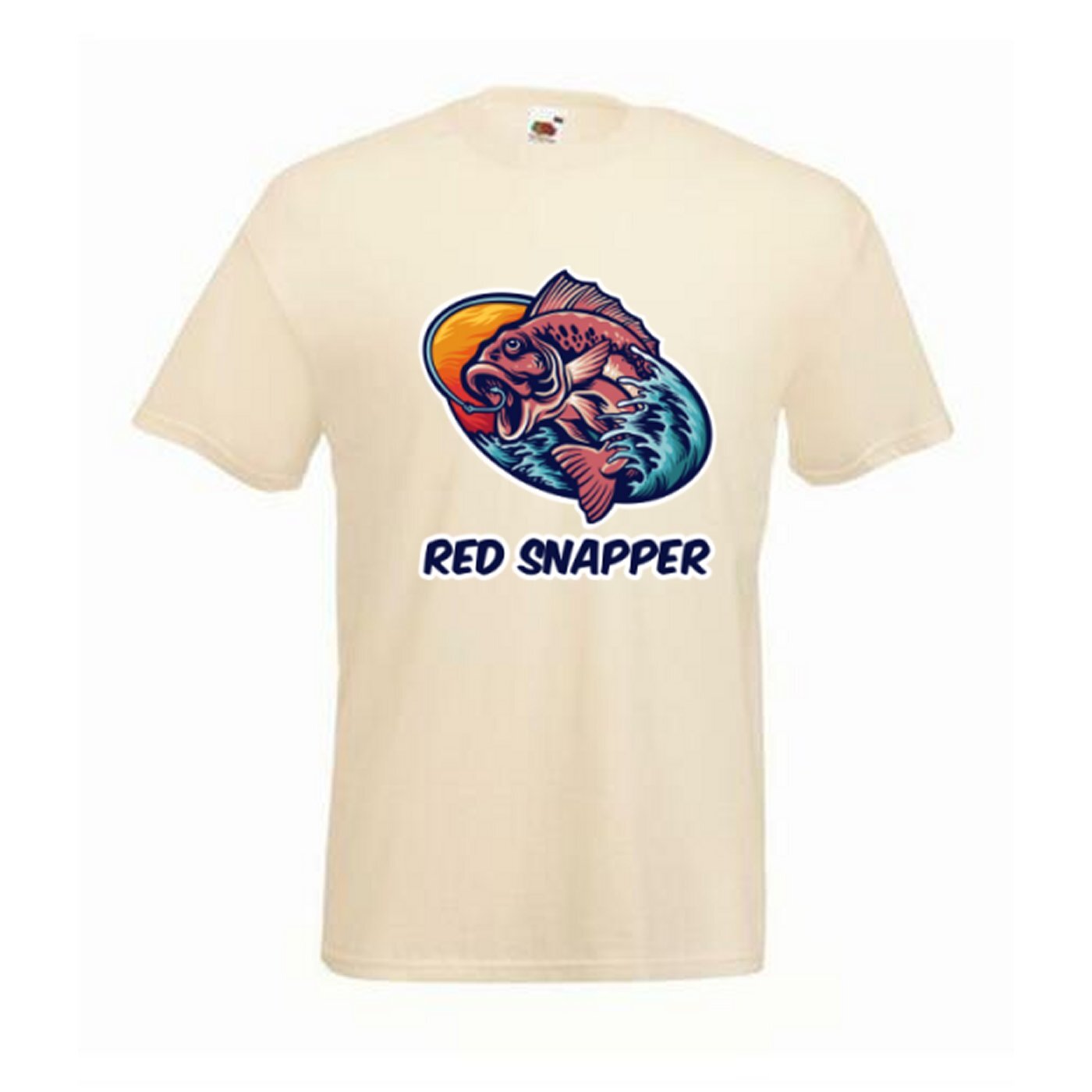 Fishing Red Snapper Trout Fish Humour Novelty T Shirt Various Colours And Sizes