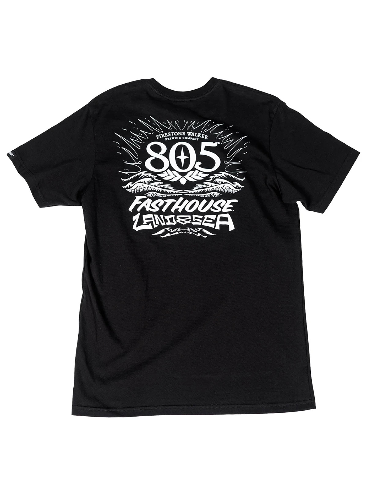 Fasthouse Men’s 805 Land & Sea Short Sleeve Midweight T-shirt Motocross Logo Tee