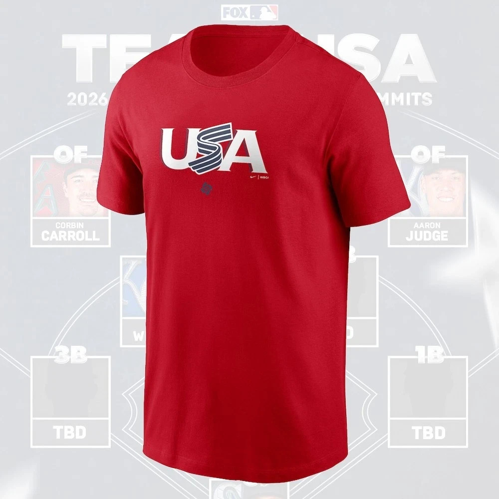 HOT – USA Baseball 2026 World Baseball Classic Logo Shirt Reprint For Fans