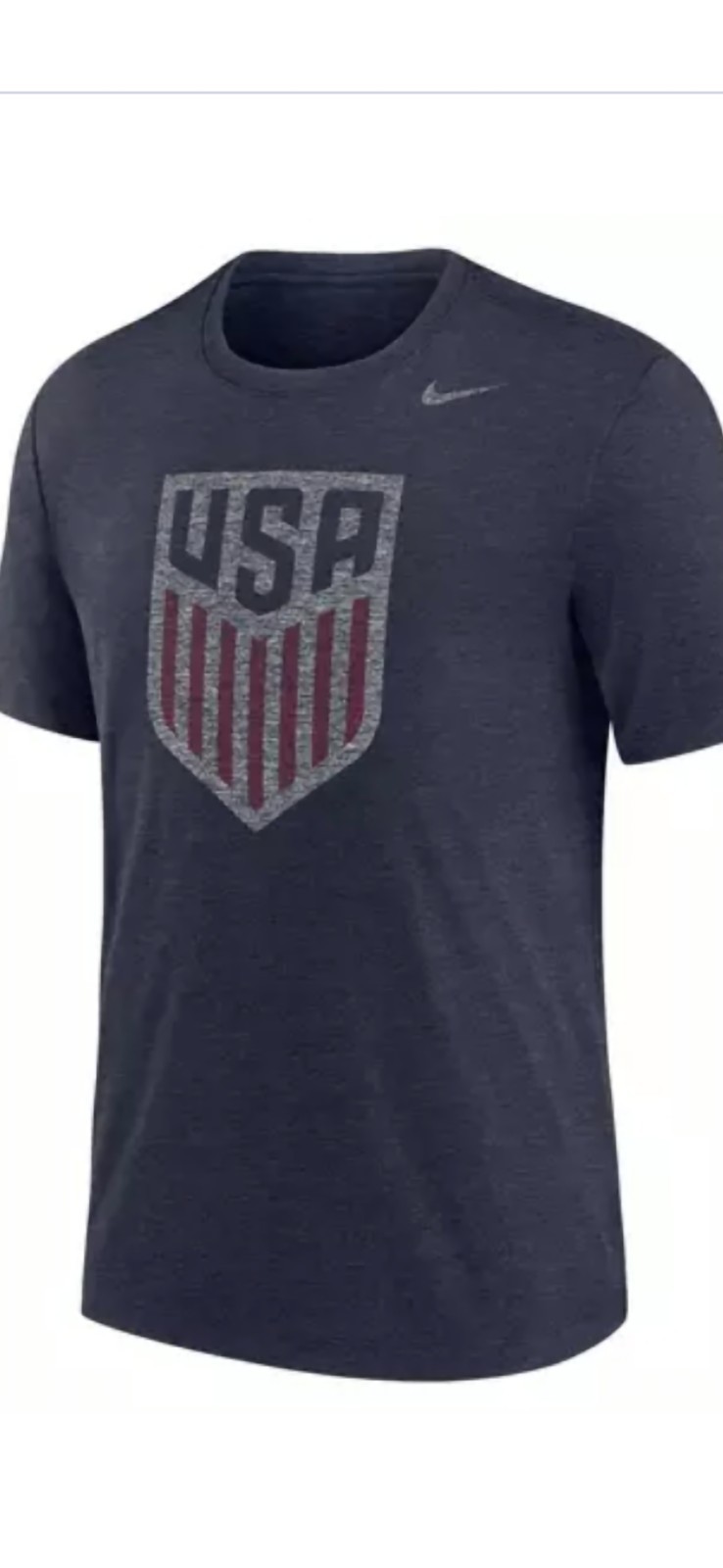 NWT USA Soccer 2026 World Cup Nike Tri Blend Shirt Mens Large