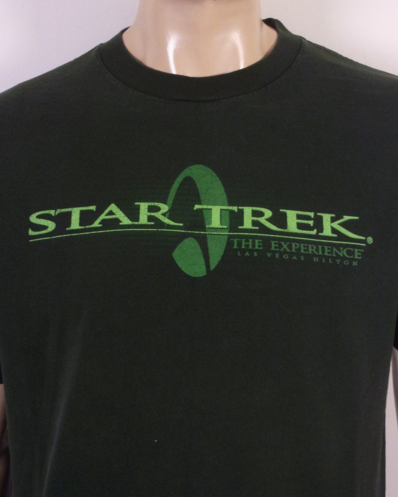 vintage 00s Y2K Star Trek The Experience T-Shirt 2007 Las Vegas Hilton sz L
