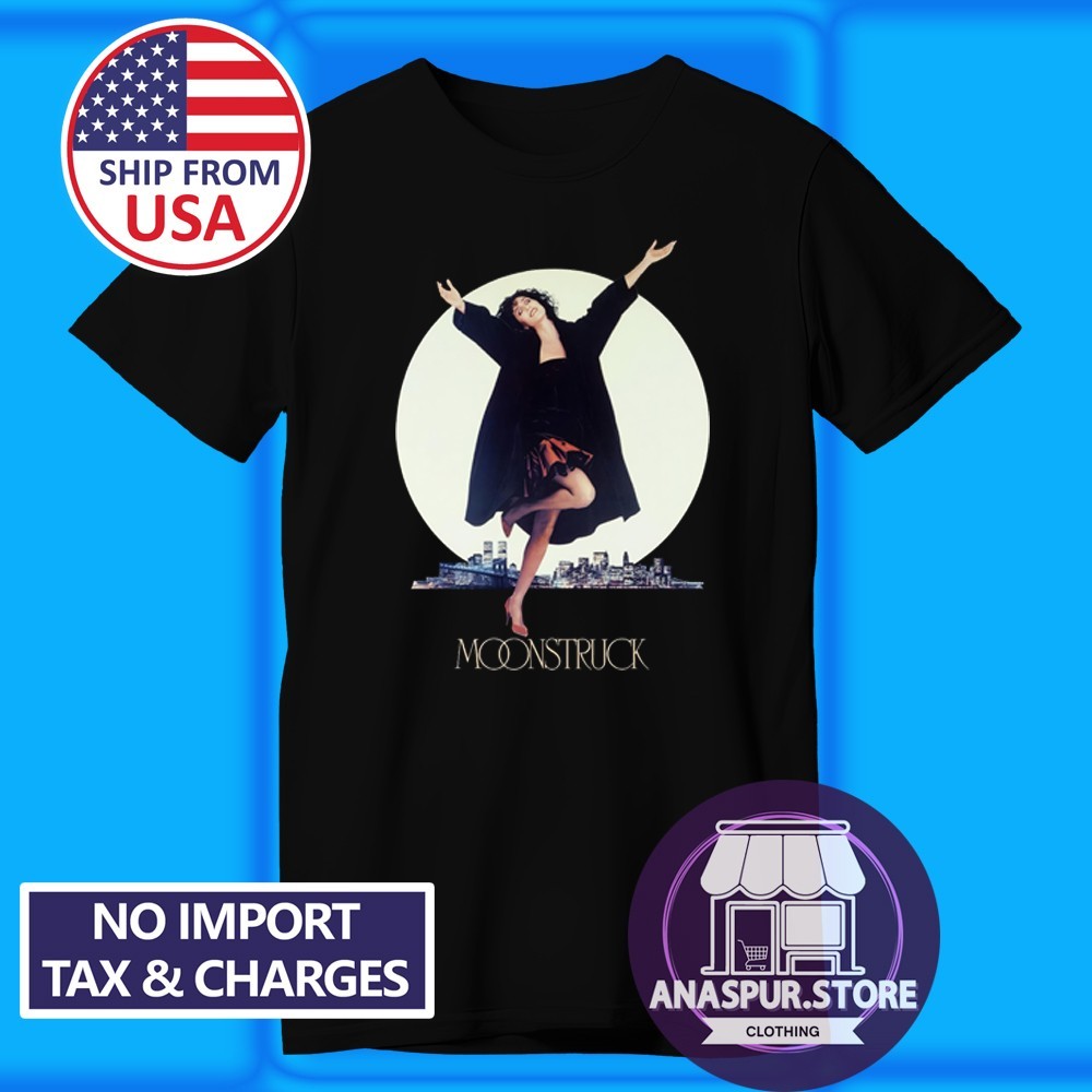 Moonstruck 80’s Romantic Comedy Men’s Black Size S-5XL