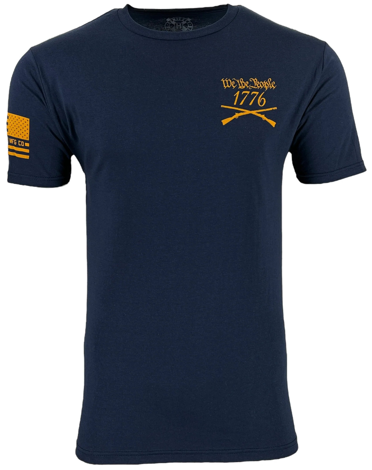 Howitzer Style Men’s T-Shirt WE WILL DEFEND Military Grunt MFG S-5XL
