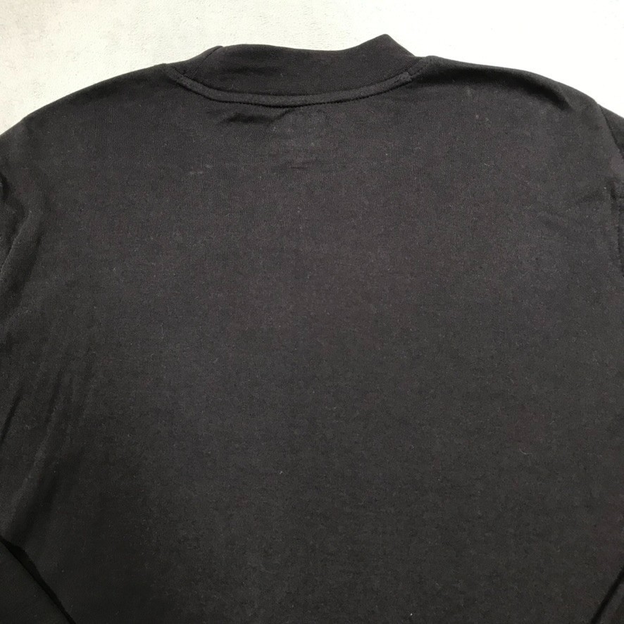 Croft & Barrow T Shirt Men’s XL Black The Easy Care Mock Neck Long Sleeve NEW