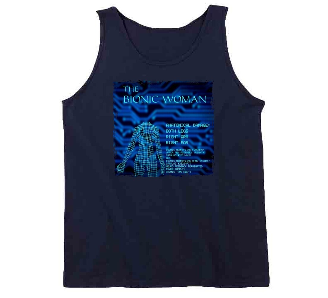 The Bionic Woman Anatomical Damage Tv Series T Shirt