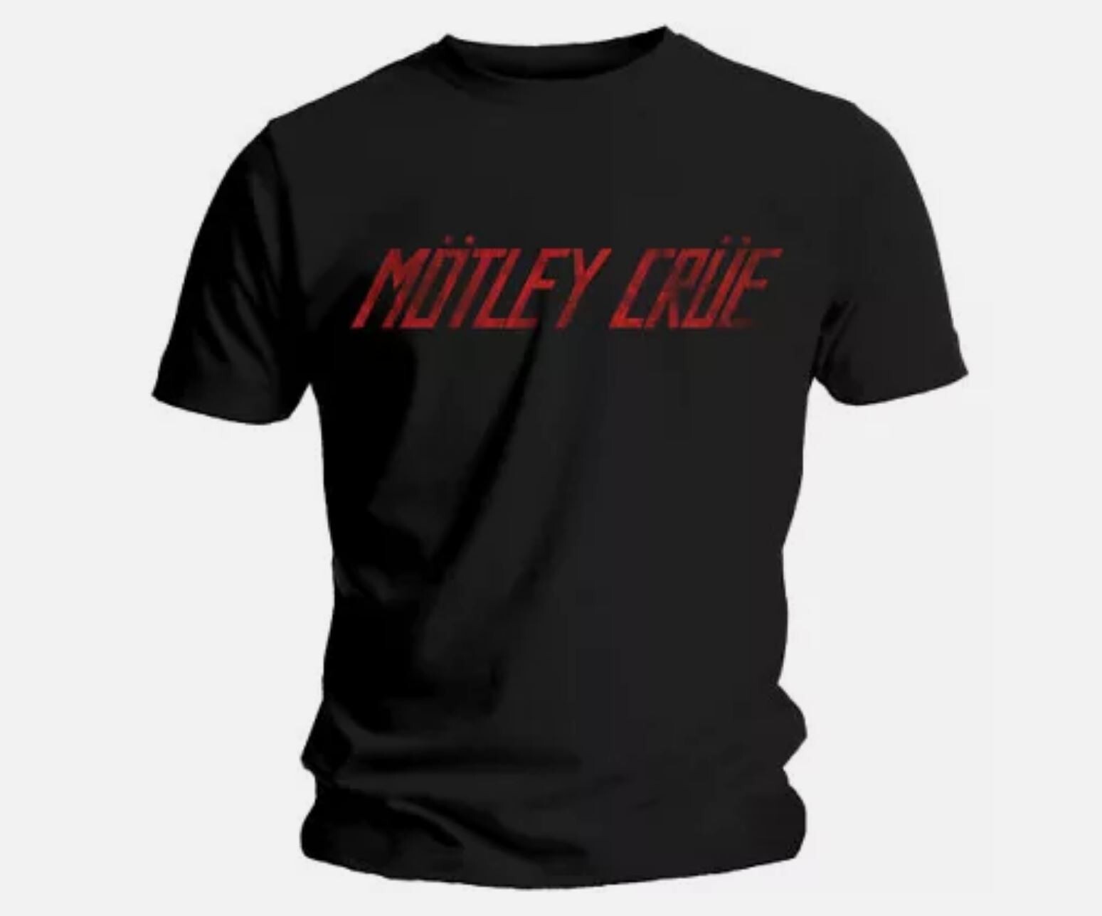 Motley Crue Unisex T-Shirt Distressed Logo